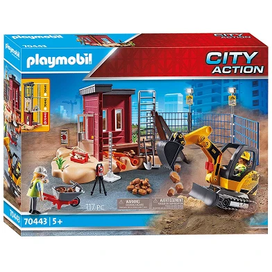 Playmobil 70443 Mini Graafmachine met Bouwonderdeel