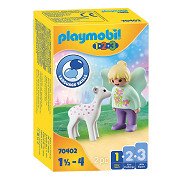 Playmobil 1.2.3. Fairy Friend mit Kitz - 70402