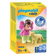 Playmobil 1.2.3. Fee Freund mit Fuchs - 70403