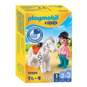 Playmobil 1.2.3. Reiter mit Pferd - 70404