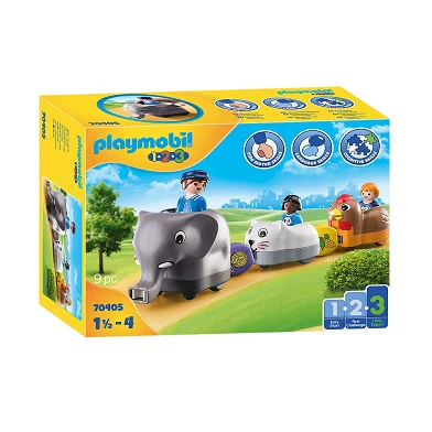Playmobil 1.2.3. Train animalier - 70405