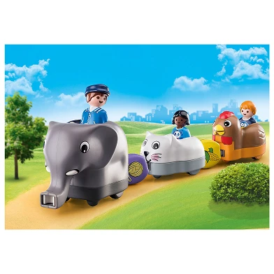 Playmobil 1.2.3. Train animalier - 70405