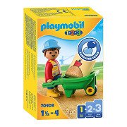 Playmobil 70409 Bauarbeiter mit Schubkarre
