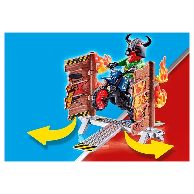 Playmobil Stunt Show Motor mit Feuerwand - 70553
