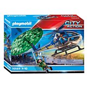 Playmobil City Action Polizeihubschrauber – Verfolgungsjagd mit dem Fallschirm – 70569