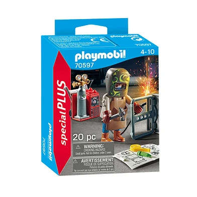 Playmobil Specials Soudeur avec équipement - 70597