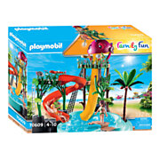 Playmobil Family Fun Parc Aquatique avec Toboggans - 70609