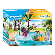 Playmobil Family Fun Piscine avec Water Splash - 70610