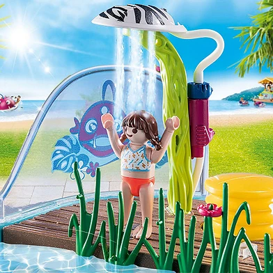 Playmobil Piscine familiale avec éclaboussures d'eau - 70610