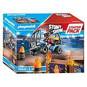 Playmobil Stunt Show Starter Set Quad mit Feuerpiste - 70820