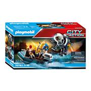 Playmobil City Action Police Jetpack Arrestation du voleur d'art - 70782