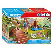Playmobil City Life  Cadeauset Hondentrainster - 70676