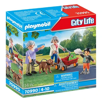 Playmobil City Life Großeltern mit Enkelkindern - 70990