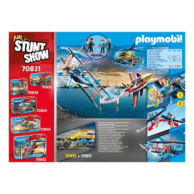 Playmobil Stunt Show Air Doppeldecker Phoenix - 70831