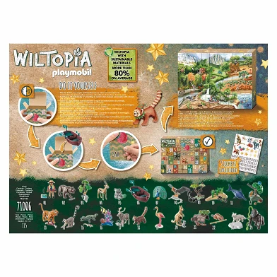 Playmobil Wiltopia Adventskalender Dierenwereldreis - 71006