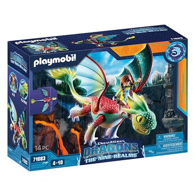 Playmobil Dragons : Les Plumes des Neuf Royaumes et Alex - 71083
