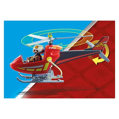 Playmobil City Action Feuerwehrhubschrauber – 71195