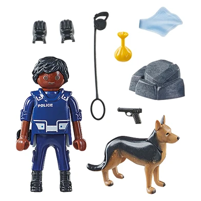Playmobil Specials Polizist mit Spürhund – 71162