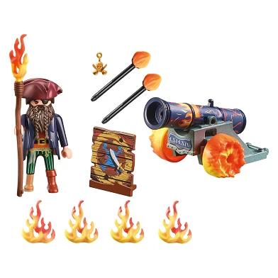 Playmobil Pirates 71189 Piraat met kanon