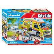 Playmobil City Life Krankenwagen mit Licht und Sound - 71202