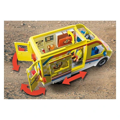 Playmobil City Life Krankenwagen mit Licht und Sound – 71202