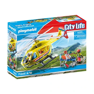 Playmobil City Life Hélicoptère de sauvetage - 71203