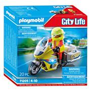 Playmobil City Life Notfallmotorrad mit Blinklicht - 71205