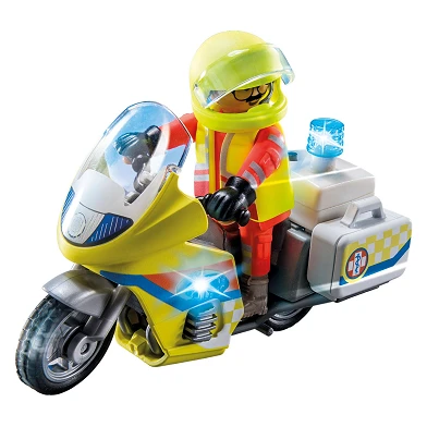 Playmobil City Life Moto d'urgence avec feu clignotant - 71205