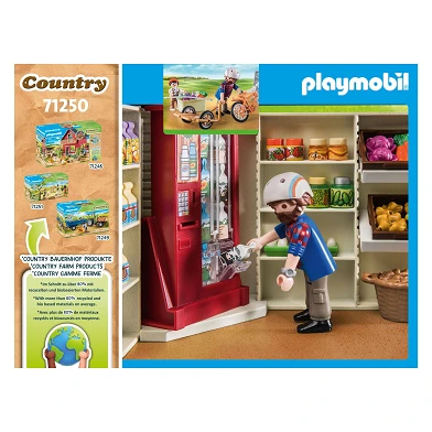 Playmobil Country Magasin de ferme ouvert 24h/24 - 71250