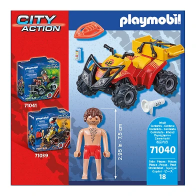Playmobil City Action Quad de sauveteur - 71040