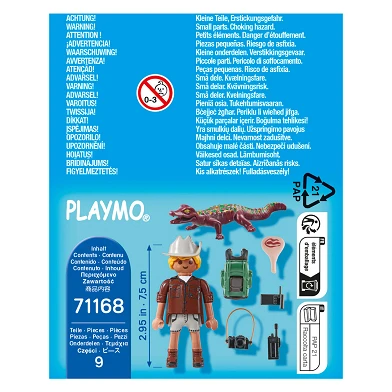 Playmobil Specials Enquêteur avec Jeune Caïman - 71168