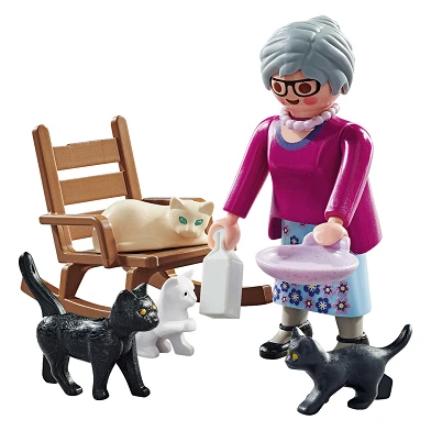 Playmobil Specials Oma mit Katzen – 71172