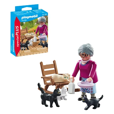 Playmobil Specials Oma met Katten - 71172