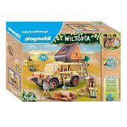 Playmobil Wiltopia avec le Véhicule Tout terrain chez les Lions - 7129