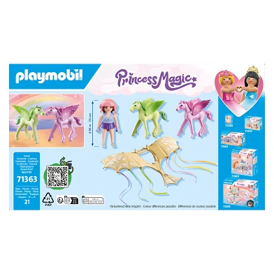 Playmobil Princesse Sortie Magique avec les Poulains Pégase - 71363