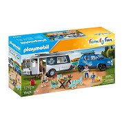 Playmobil Family Fun Caravan met Auto - 71423