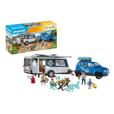 Playmobil Family Fun Wohnwagen mit Auto – 71423