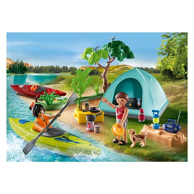 Playmobil Camping en plein air pour s'amuser en famille - 71425