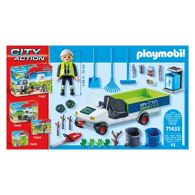 Playmobil City Action Elektrische Straßenkehrmaschine – 71433