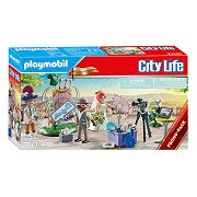 Playmobil City Life Couple de mariés avec appareil photo - Pack promotionnel - 71367