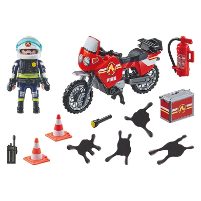 Playmobil Action Heroes Feuerwehr am Unfallort – 71466