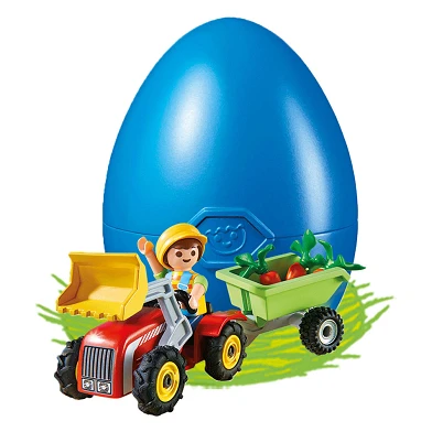 Playmobil Junge mit Kindertraktor im Ei – 4943