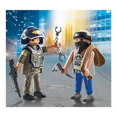 Playmobil Taktische Polizeieinheit & Bandit – 71505