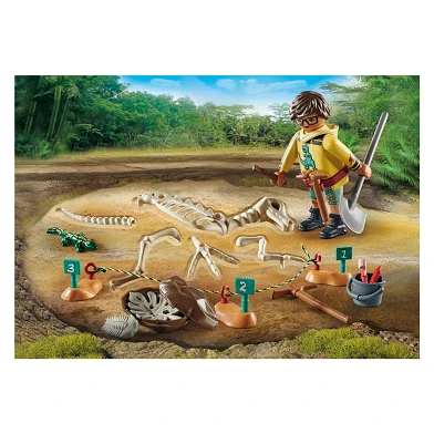 Playmobil Dinos-Ausgrabungsstätte mit Dinosaurierskelett – 71527