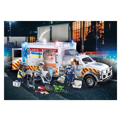 Playmobil Action Heroes Rettungsfahrzeug: US-Krankenwagen – 70936