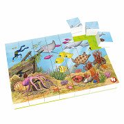 Hubelino Blokpuzzel Onderwaterwereld, 35st.