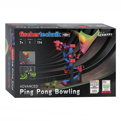 Fischertechnik Advanced - Ping Pong Bowling Baukasten, 114 Teile.