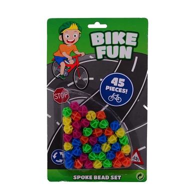 Perles de rayons Bike Fun, 45 pièces.