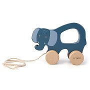 Trixie Nachziehfigur aus Holz - Mrs. Elefant