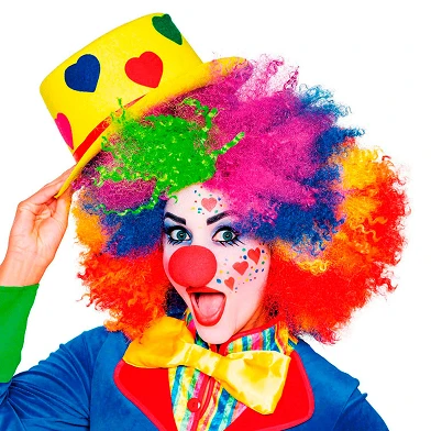Set de maquillage pour le visage Clown avec nez de clown